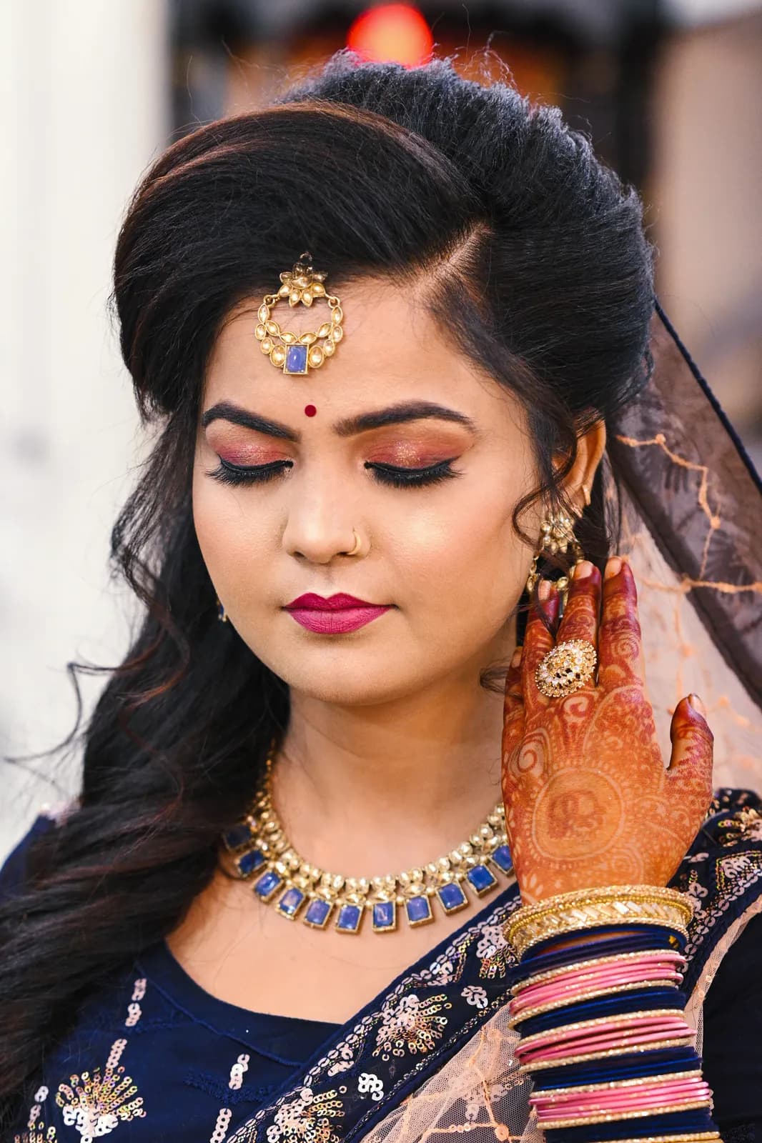 Bridal makeup by Ankit Sahni Makeover, Lahar Madhya Pradesh